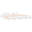 vidaXL Sengeramme hvit 120x190 cm heltre furu 4FT Small Double