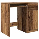 Skrivebord gammelt tre 86x49x76 cm konstruert tre