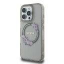 Guess iPhone 16 Pro Hardcase med MagSafe og Blomsterkrans, Svart