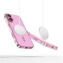Tech-Protect MagFlex MagSafe Case for iPhone 16 Clear/Pink