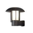 Konstsmide Heimdal Utendørs Vegglampe Opal/Svart