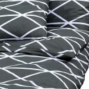 vidaXL Sengesett grå 240x220 cm bomull