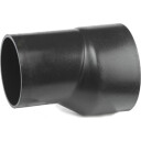 Geberit PEH 75x50mm Eksentrisk Reduksjon - Svart Rørdel