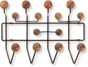 Vitra   Hang It All Chocolate Walnut Garderobestativ Charles & Ray Eames Brun