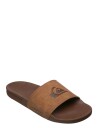 Quiksilver Rivi Nubuck Slide   Brown   44