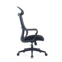 Ergonomisk kontorstol / skrivebordsstol / arbeidsstol med nakkestøtte / høydejusterbar