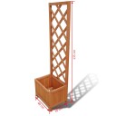 vidaXL Espalier Plantekasse 40 x 30 x 135 cm
