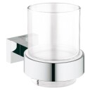 GROHE ESSENTIALS CUBE TANNGLASS M/HOLDER