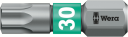 Wera Bits 1/4 Bitorsion 867/1 Btz Torx T30x25mm, Hård