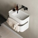 Copenhagen Bath Yuno Rail 41 servant 410x240 mm, Hvit Matt