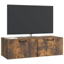 Vegghengt TV skap Røkt Eik 98 x 41 x 30 cm Konstruert tre