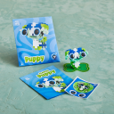 Plus Plus Dyrepakke Leken Valp Blue One Size