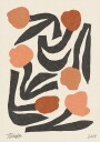Modern Flower 03 Poster Plakat / 21x30cm