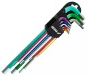 Dedra 06F205 Ekstra Lang UnbrakonÃ¸glesÃ¦t - 9 dele (1.5-10mm)
