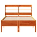  Sengeramme uten madrass voksbrun 75x190 cm heltre furu 3306914