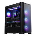 Phanteks Eclipse G370A Mid Tower PC-kabinett med 3x D-RGB vifter - Sort