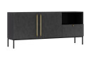 Kommode Emika 180 cm   Svart
