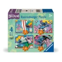 Ravensburger Disney Stitch 4 i 1 Puslespill   12 24 Brikker