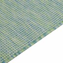 vidaXL Utendørs flatvevd teppe 200x280 cm turkis