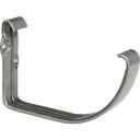 Plastmo brakettjern - halvrund 11" galvanisert galvanised