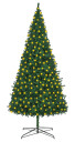 vidaXL Kunstig juletre med LED 400 cm grønn