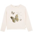 Billieblush T skjorte   Ivory m. Sommerfugler   Billieblush   10 år (140)   T skjorte Beige Gull Hvit Sølv