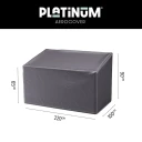 Platinum Aerocover Trekk til loungebenk HB 220x100xH65/90 Aerocover Antrasitt
