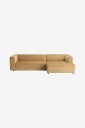 Ellos Home   Sofa Poletta 4 seter med sjeselong   Gul