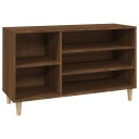 vidaXL Skoskap brun eik 102x36x60 cm konstruert tre