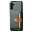 Samsung Galaxy A04s/A13 5G Retro Style Deksel med Lommebok Grønn
