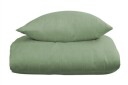 Borg Living Sengetøy - 240x220 cm - Check grønn - Grønn - Jacquardvevd - 100 % bomullsateng