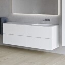 Copenhagen Bath SQ2 Servantskap 160 160x45x60 cm med servant Hvit Matt