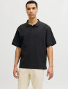 Jack & Jones Jjeharrison Structure Polo Ss Ln Black L
