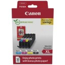 Canon 6443B008 Multipack CLI-551XL (BK/C/M/Y) + PP-201 A6 (50-sider)