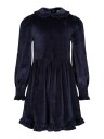 Vilje & Ve Siri Dress Velour Navy (128 / 8 år)