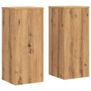  Plantestativer 2 stk artisan eik 30x30x70 cm konstruert tre
