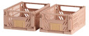 DAY SAMMENLEGGBAR KASSE 2STK 17X12.5X7CM SAND