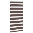 vidaXL Zebra Gardiner 40 x 100 cm Kaffe Farge