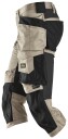 Snickers Workwear AllroundWork 6142 Piratbukse med strech, khaki/svart Str 108, Klær