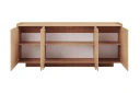 Bellia Skjenk 200x38 cm - Brun/Hvit