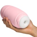 TENGA Puffy Plushy Soft Strawberry Pink - Hvit