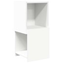  Hjørneskap Hvit 30,5x30x65cm Konstruert tre