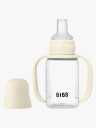 BIBS 150 ml Tåteflaske med Drikketut og Antikolikksystem - Ivory