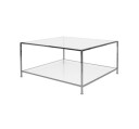 Big Square salongbord svart krom