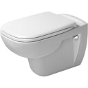 Duravit D-code Vegghengt Toalett, Antibakteriell, Hvit