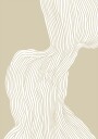 Flowing Linescape Poster Plakat / 100x150cm