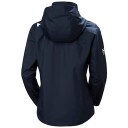 Helly Hansen Women’s Crew Hooded Sailing Jacket 2.0 Marineblå Rød L