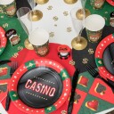 Servietter Casino Grønn/Rød
