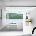 Smedbo 343p Tannbørsteholder House Svart Matt