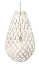 David Trubridge - Koura Pendel H75 Hvit 2 Sider